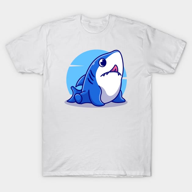 Shark T-Shirt by haallArt